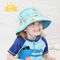 Upf 30+ หมวกบักเก็ตเด็กป้องกันแสงแดดย้อมเป็นมิตรกับสิ่งแวดล้อม