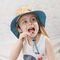 หมวกบัคเก็ตเด็กแบบปรับได้คอปรับได้ 46 ซม. UV Protection OEM ODM