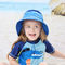 หมวกเด็ก Summer Beach หมวกเด็กผู้หญิง Sun Hat เด็กวัยหัดเดินคอ Flap หมวก Safari หมวก Cap