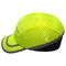 หมวกกันกระแทก Hi-Vis ทัศนวิสัยสูงพร้อมหมวกนิรภัย ABS ใส่ CE EN812 ผู้ผลิต
