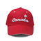 หมวกเบสบอลปักลาย SGS 6 แผง Canada Maple Leaves