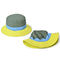 100% โพลีเอสเตอร์ UPF50 + หมวกชาวประมงกลางแจ้งปรับได้ 58 ซม. OEM ODM