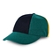 หมวกคริกเก็ตสีเขียวแบบถุงผ้าขนสัตว์ 8 แผงพร้อมโลโก้ที่กำหนดเอง