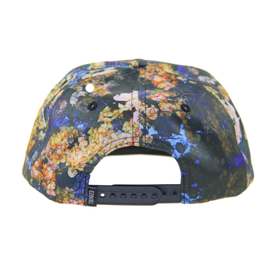 100% โพลิเอสเตอร์ 7 แผน Snapback หมวกแคมป์แบบกําหนดเอง