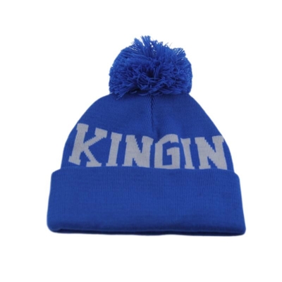 OEM ODM หญิงหมวก Beanie หมวก Beanie ฤดูหนาว Cap Pom Pom บน