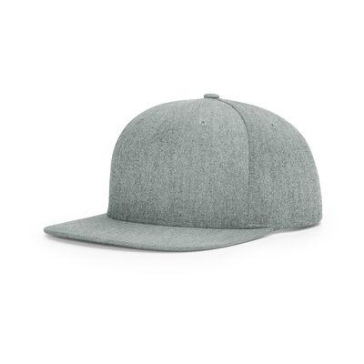 สนับแบ็คหน้าแบบกําหนดเอง 5 แผ่นหมวก Flat Peak Medium Profile Snapback