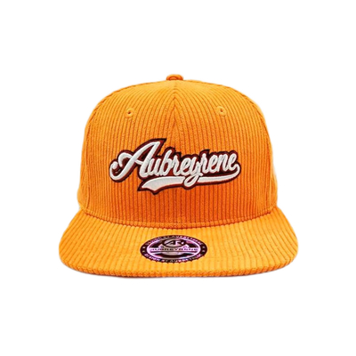 ยูนิเซ็กซ์ สร้าง 6 แพนล รองหัวหมวก Snapback เสื้อผ้าคอร์ดวอเรย์ Flat Peak Mid Profile Snapback