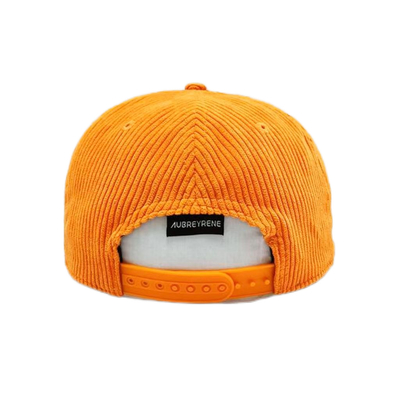 ยูนิเซ็กซ์ สร้าง 6 แพนล รองหัวหมวก Snapback เสื้อผ้าคอร์ดวอเรย์ Flat Peak Mid Profile Snapback