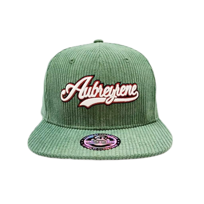 ยูนิเซ็กซ์ สร้าง 6 แพนล รองหัวหมวก Snapback เสื้อผ้าคอร์ดวอเรย์ Flat Peak Mid Profile Snapback