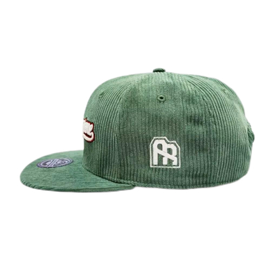 ยูนิเซ็กซ์ สร้าง 6 แพนล รองหัวหมวก Snapback เสื้อผ้าคอร์ดวอเรย์ Flat Peak Mid Profile Snapback