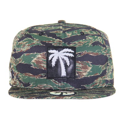 การพิมพ์แบบกําหนดตัว Snapback Hat 6 แพนล็อต Flat Brim Snapback Cap