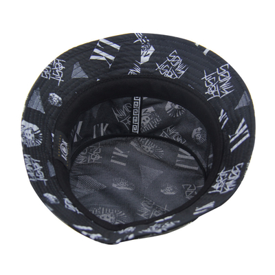 การพิมพ์แบบ Sublimation หมวกถังที่กําหนดเอง หมวกตกปลาฤดูร้อน