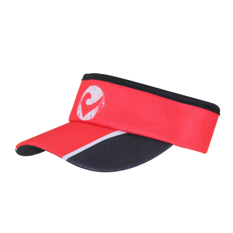 หมวกกันแดดสปอร์ตแฟชั่น พร้อมโลโก้พิมพ์ sublimation บนหน้าและหลัง
