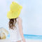 หมวกกันแดดเด็กเด็กผู้หญิงน้ำหนักเบา UPF 50+ แผ่นป้องกันรังสี UV ยาว 43 ซม. แห้งเร็ว