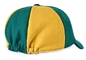 หมวกคริกเก็ตสีเขียวแบบถุงผ้าขนสัตว์ 8 แผงพร้อมโลโก้ที่กำหนดเอง