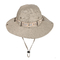 การล่าสัตว์กลางแจ้ง Breathable Hiking Hat ออกแบบโลโก้ที่กำหนดเอง Upf 50 Fishing Plain Bucket H